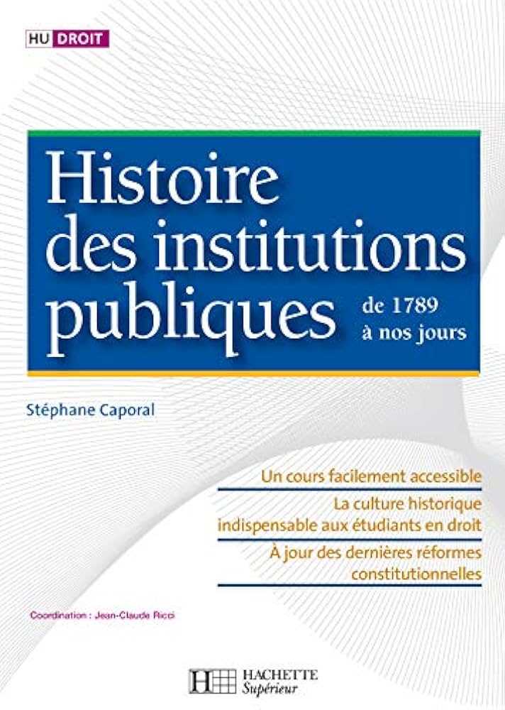 Histoire des institutions publiques