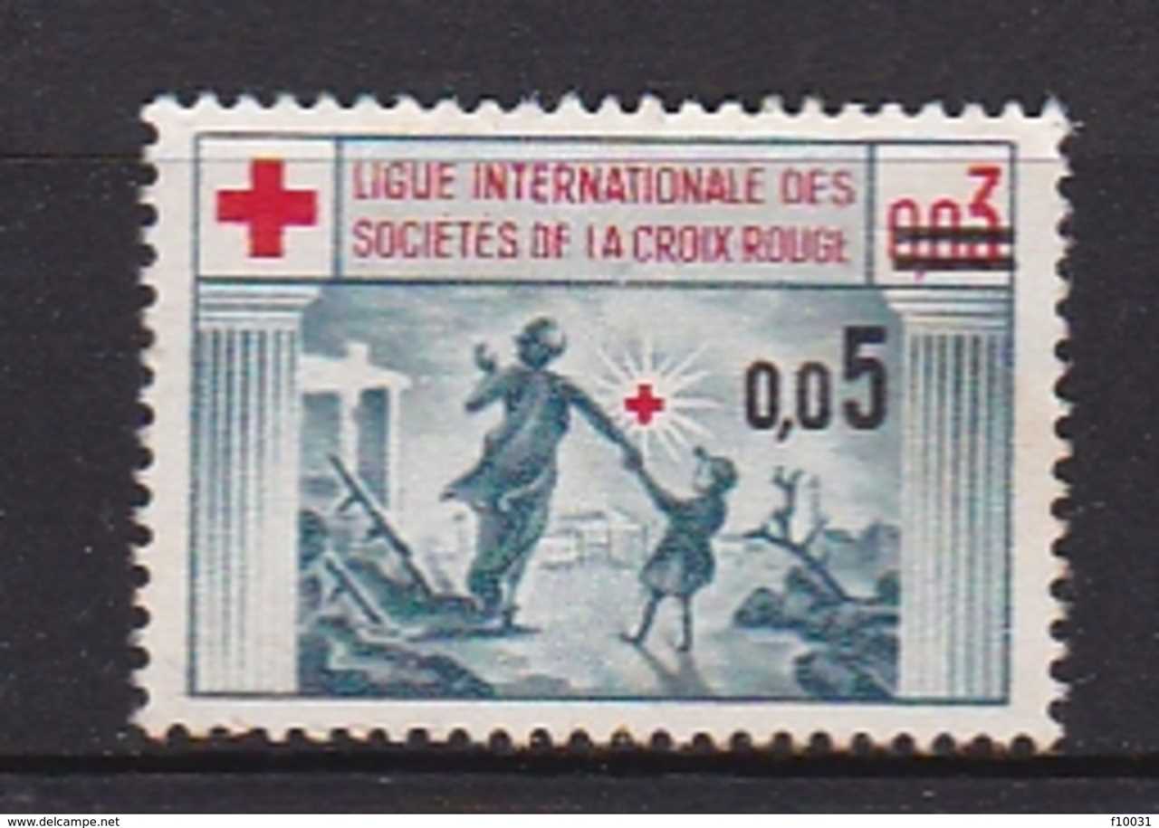 Design du timbre Croix-Rouge