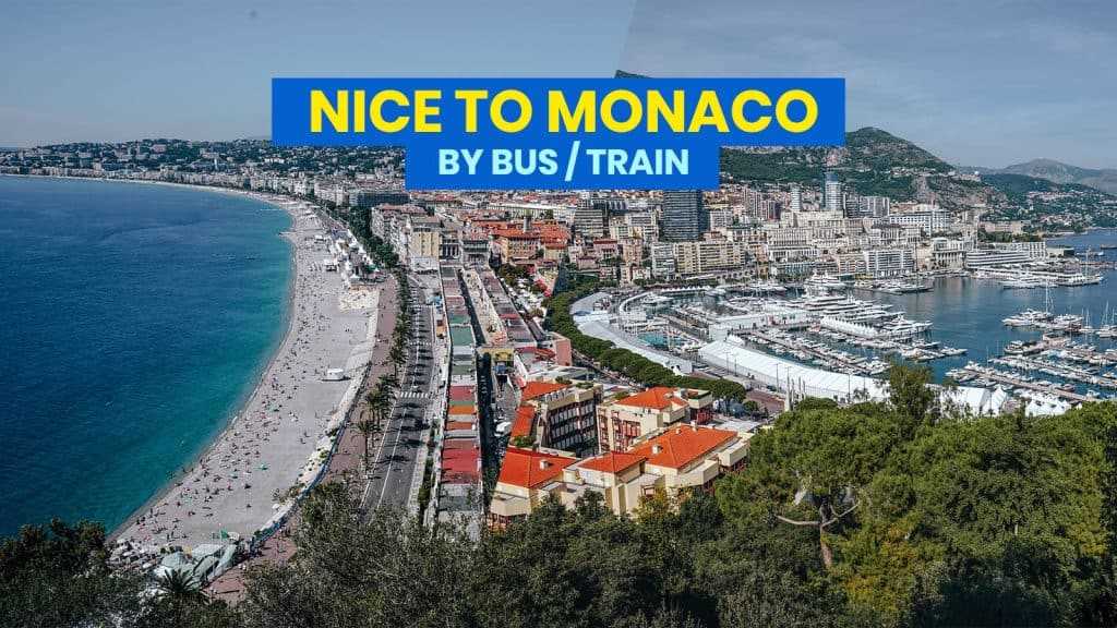 Comparaison avec d'autres modes de transport entre Monaco et Nice