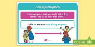 Utilisation des synonymes comparables