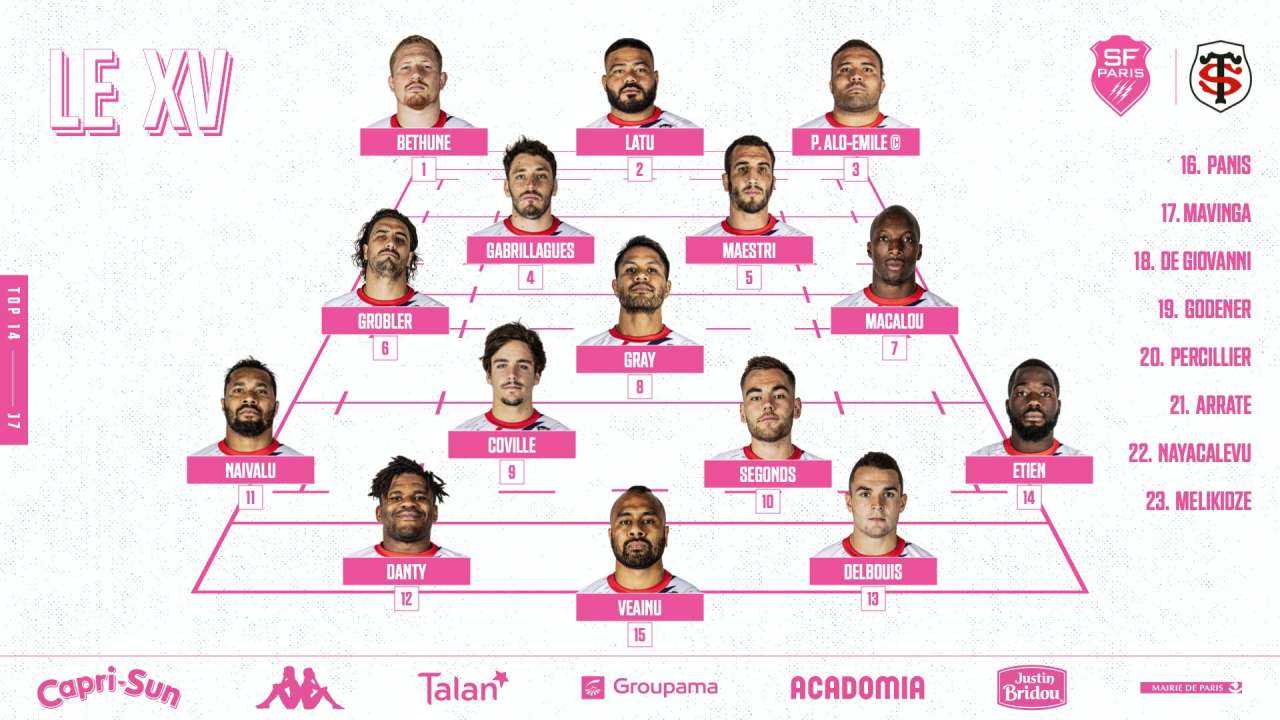 Stade francais compo